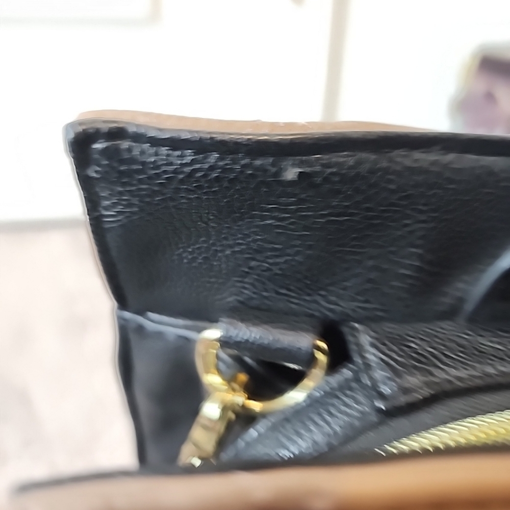 Betsey Johnson Black And Brown Lg Purse - Picture 8 of 14